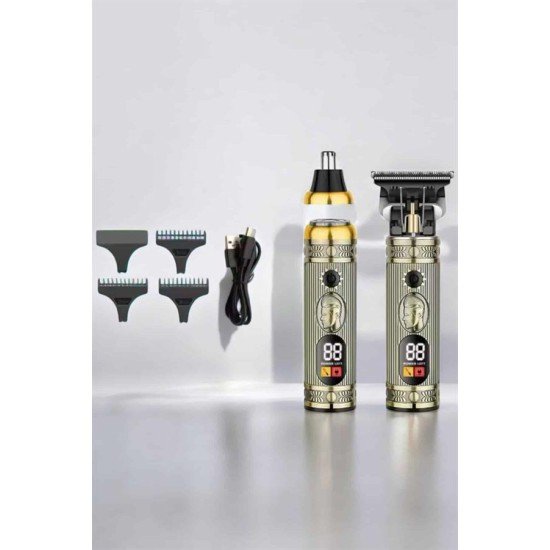 Yeni Nesil Tıraş Makinesi Pro 3 Başlıklı Dijital Göstergeli Yeni Nesil Tıraş Makinesi Pro 3 Başlıklı Dijital Göstergeli