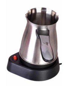 Yeni Nesil Türk Kahve Makinesi Cezvesi Siyah Gri Kablolu Pratik