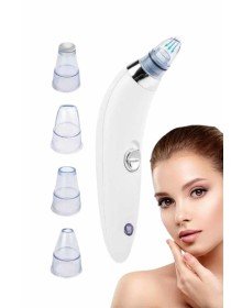 Yeni Nesil Vakumlu Pilli Siyah Nokta ve Yüz Temizleme Cihazı 4 Başlıklı