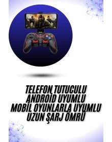 Yeni Nesil X3 Gamepad Android Uyumlu Telefon Tutucu Özellikli Joystick