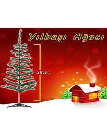 Yılbaşı Çam Ağacı Gür Dallar 120 cm