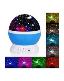 Yıldız Görünümlü Gece Lambası Renkli Masa Lambası Gökyüzü Projeksiyon