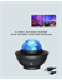 Sesle Aktive Olabilen Uzaktan Kumandalı Ayarlanabilir Galaxy Gece Lambası