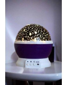 Yıldızlı Gökyüzü Projeksiyon Gece Lambası Hareketli Işık Şovu