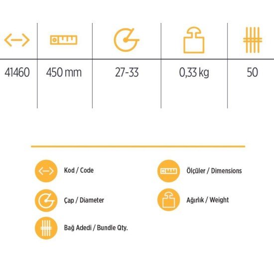 Raf Altı 7x9 mm Beyaz
