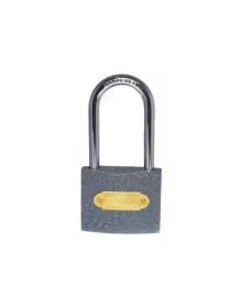 YMK Eko Gri Döküm Uzun Kancalı Asma Kilit 63mm