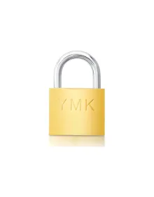 YMK Eko Sarı Boyalı Kısa Kancalı Asma Kilit 32mm