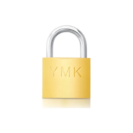 YMK Eko Sarı Boyalı Kısa Kancalı Asma Kilit 32mm