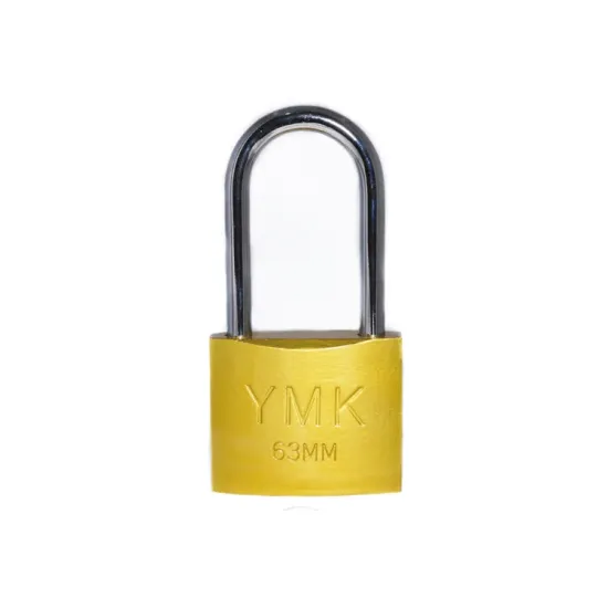 YMK Eko Sarı Boyalı Uzun Kancalı Asma Kilit 50mm YMK Eko Sarı Boyalı Uzun Kancalı Asma Kilit 50mm