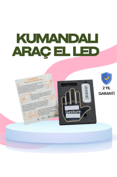 Yüksek Görünürlüklü Otomobil Jest Işığı – 3 Modlu LED Arka Cam Aksesuarı, Pratik ve Eğlenceli