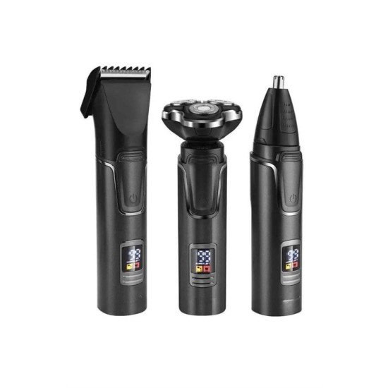 Yüksek Performanslı 3 Başlıklı Profesyonel Şarjlı Islak ve Kuru Kullanıma Uygun