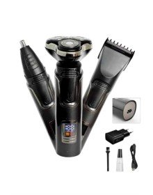 Yüksek Performanslı 3 Başlıklı Profesyonel Şarjlı Islak ve Kuru Kullanıma Uygun