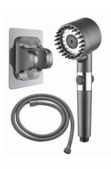 Yüksek Performanslı Masaj Etkili Su Tasarruflu Duş Başlığı Krom Kaplama Uzun Ömürlü