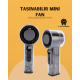 Yüksek Verimli Soğutmalı El Fanı | 100 Seviye Hız Kontrolü | 6 Saat Pil Ömrü Yüksek Verimli Soğutmalı El Fanı | 100 Seviye Hız Kontrolü | 6 Saat Pil Ömrü