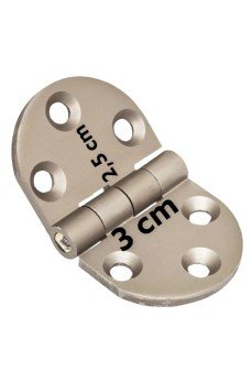 Yüksel Oval Alüminyum Kasa Menteşesi 3 cm Yüksel Oval Alüminyum Kasa Menteşesi 3 cm