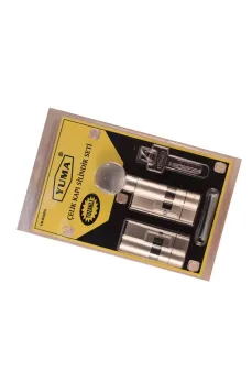 Yuma 68mm Mandallı Çelik kapı Tuzaklı Barel Seti - Sarı