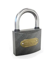 Yuma Gri Döküm Kısa Asma Kilit 20mm