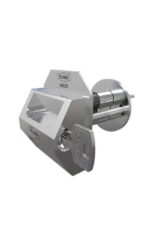 Yuma Kilitli Kapı Güvenlik Çelik Rozeti - Sağ