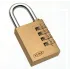 Yuma Pirinç Şifreli Asma Kilit - 4 Basamaklı 50mm