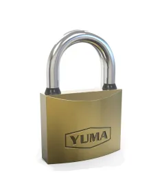 Yuma Sarı Kaplama Döküm Kısa Asma Kilit 32mm