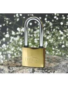 Yuma Sarı Kaplama Döküm Uzun Asma Kilit 38mm