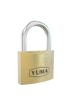 Yuma Türk Malı Pirinç Kısa Asma Kilit 60 mm