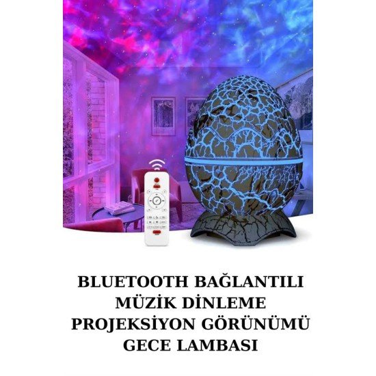 Yumurta Şeklinde Su Dalgalı Bluetooth Speaker Lamba Renkli Şarjlı Yumurta Şeklinde Su Dalgalı Bluetooth Speaker Lamba Renkli Şarjlı