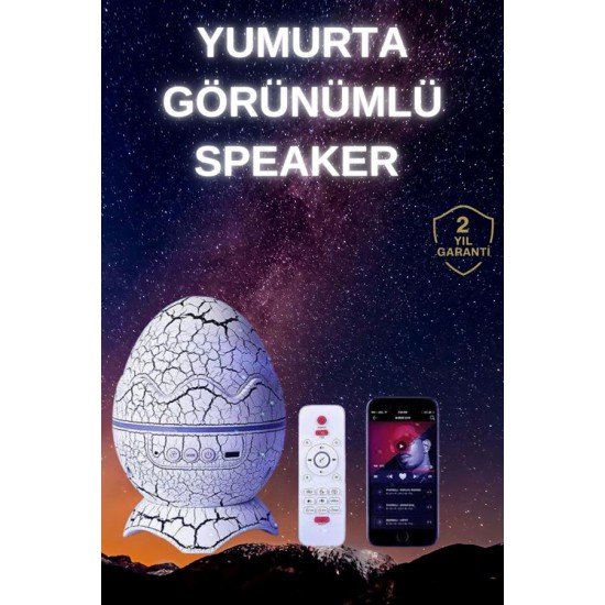 Yumurta Şeklinde Su Dalgalı Bluetooth Speaker Lamba Renkli Şarjlı Yumurta Şeklinde Su Dalgalı Bluetooth Speaker Lamba Renkli Şarjlı