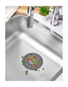 Yuvarlak  Süzgeçli Silikon Mutfak  Lavabo Ve Küvet Süzgeci Gider Süzgeci