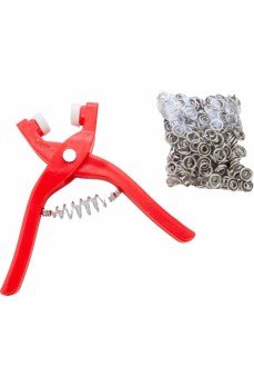 Yuvarlak Halkalı Kuş Gözü Pensesi 9.5 Mm - Bebek Elbise Çıtçıt Montaj Seti