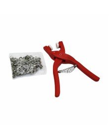 Yuvarlak Halkalı Kuş Gözü Pensesi 9.5 Mm - Bebek Elbise Çıtçıt Montaj Seti