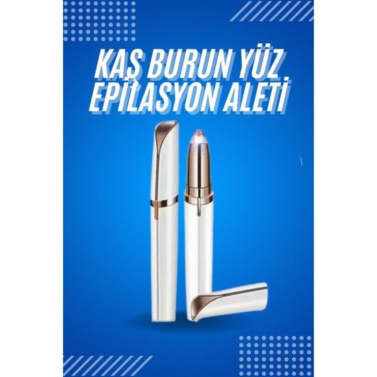 Yüz Epilatör Kıl Kaş Bıyık Tüy Alma Aleti Kaş Bıyık Alma Epilatörü