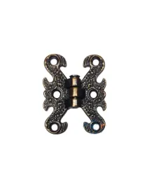 Zamak Kelebek Menteşe - Küçük, 30x40mm, Oksit, 1 Adet