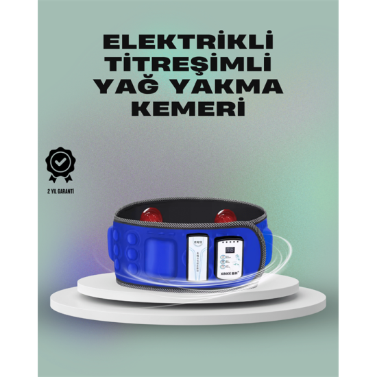 Zayıflama ve Masaj İçin Mıknatıslı Elektrikli Titreşim Kemeri – 7.2W Güç Zayıflama ve Masaj İçin Mıknatıslı Elektrikli Titreşim Kemeri – 7.2W Güç
