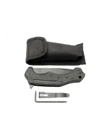 Zero Error 7-12 Black Çakı 22 cm Manuel, Kemerlikli