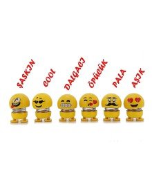 Zıp Zıp Kafalar Sevimli Kafa Sallayan Emojiler Çılgın Kafalar