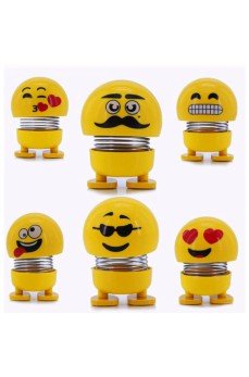 Zıp Zıp Kafalar Sevimli Kafa Sallayan Emojiler Çılgın Kafalar