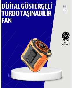 5000mAh Şarjlı Soğutma Fanı Taşınabilir