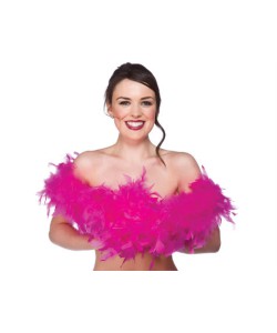 2 Metre Boa Tüy Otriş - Pembe