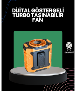 USB Şarjlı Kompakt El ve Boyun Fanı Çok Fonksiyonlu