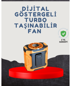 Yüksek Kapasiteli Turbo Taşınabilir Fan