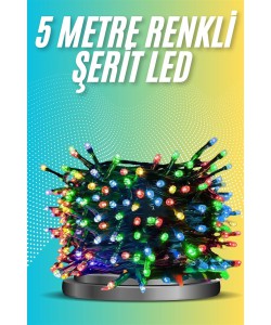 5 Metre Renkli Led Işık Her Ortama Uygun Dekoratif Aydınlatma