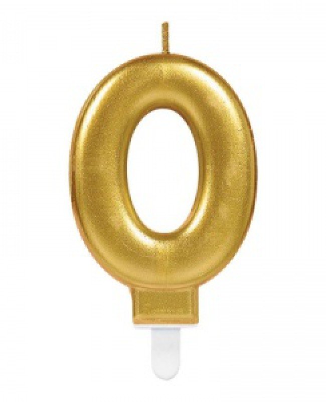 0 Rakam Mum Gold Renk
