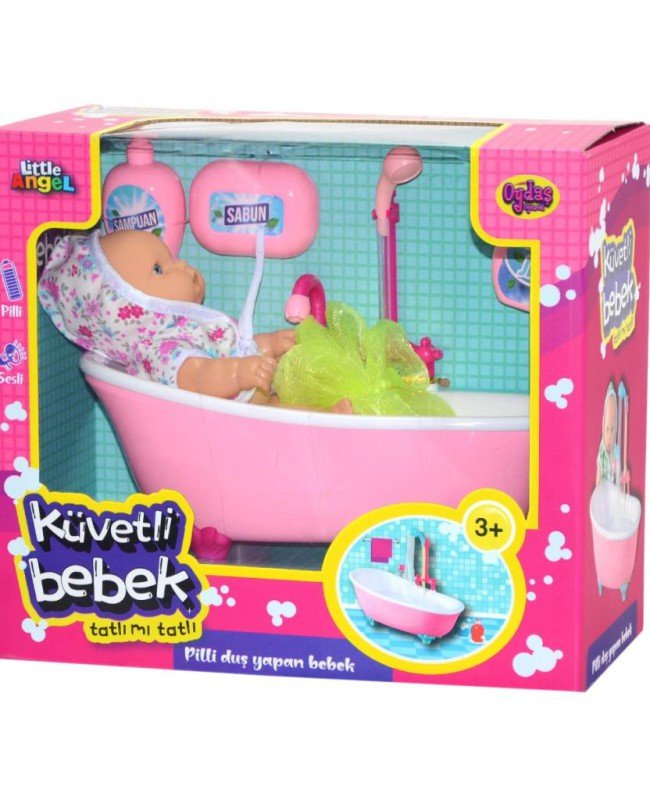 02605 Oydaş,  Pilli Küvette Duş Yapan Bebek