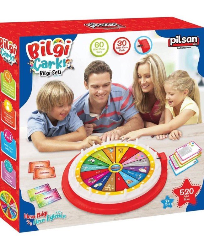 03 701 Bilgi Çarkı Bilgi Seti -Pilsan Oyuncak