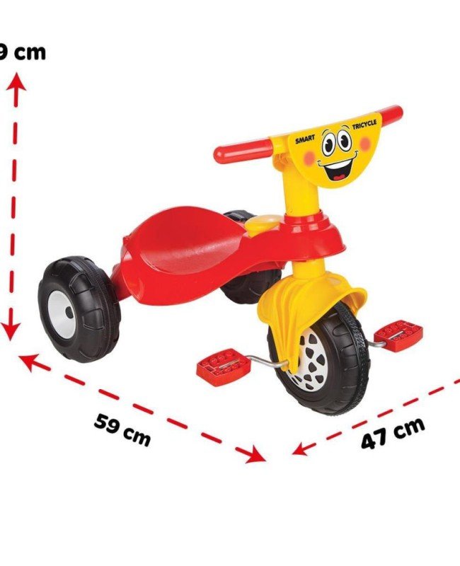 07 132K Smart Bisiklet Kırmızı Flexo -Pilsan Oyuncak