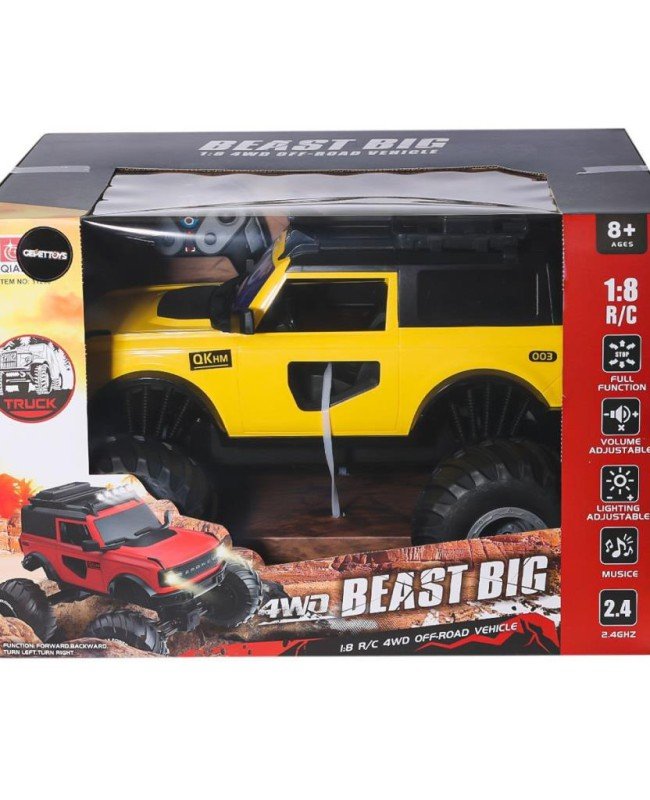 112409 Kumandalı Dev Jeep  1:18 -Gepettoys