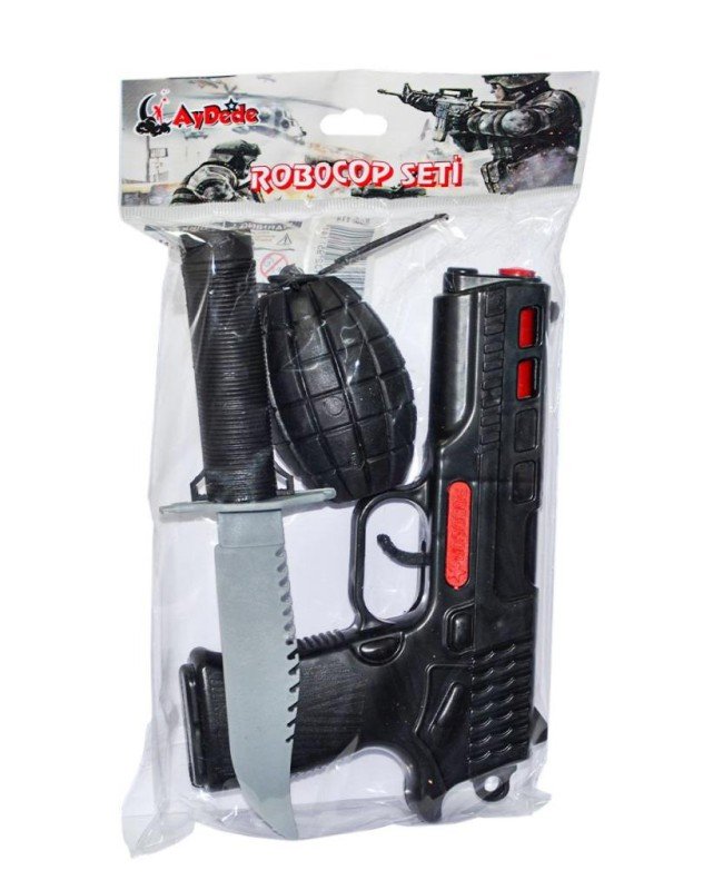 114 Robocop Silah Oyun Seti -Aydede