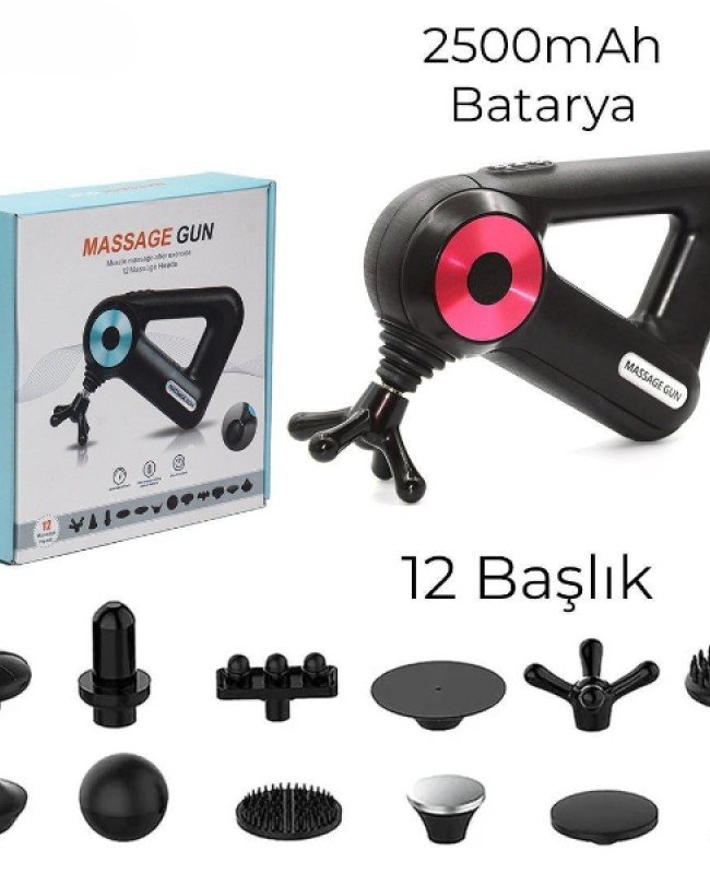 12 Başlıklı Masaj Aleti