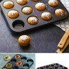 12 Bölmeli Metal Yapışmaz Muffin Kek Kalıbı
